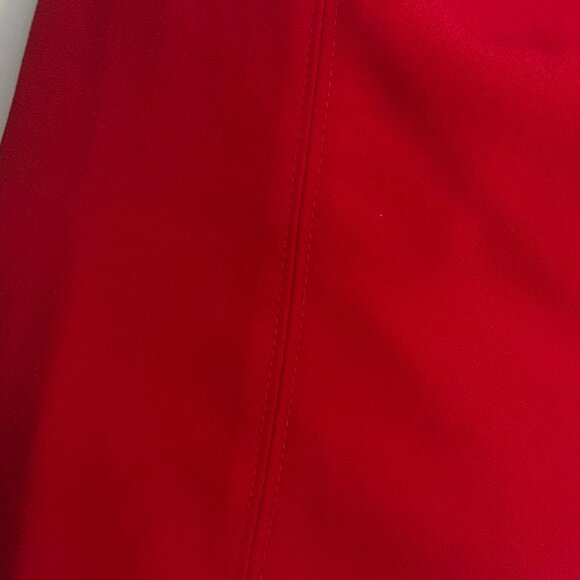 J. Crew Red Sweetheart Bustier Top in Drapey Crepe (size 2) - Picture 6 of 7